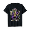 Beads & Bling Gangster Mardi Gras Gator Alligator Jester T-Shirt