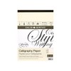 Daler-Rowney Calligraphy Drawing 90gsm Parchment Texture A4 Paper Pad, Glued