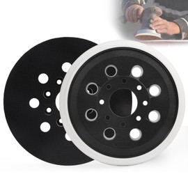 MOGRQAP Pack of 2 125 mm Sanding Discs for Bosch GEX 125-1 AE PEX 220 A & AE, 8 Holes Support Plate Sanding Plate for Bosch RSO34 & RS035 Random Orbital Sanders Sanders