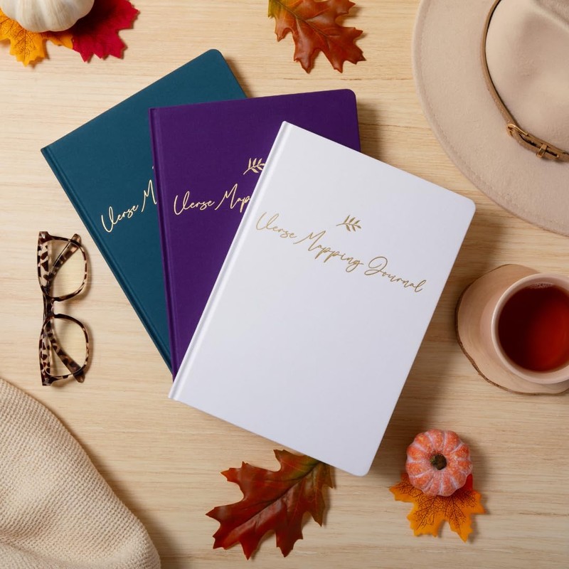 Graceful By Design Linen Bible Verse Mapping Journal - Premium
