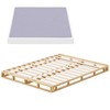 ZINUS Edgar 4 Inch Bamboo Box Spring, Mattress Foundation, Sturdy