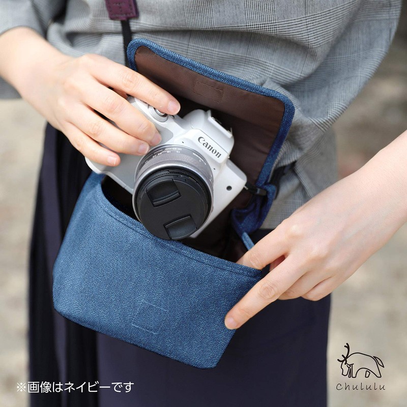 Hakuba Camera Case Chululu Camera Case S Charcoal SCH-CCSCG