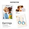 CRMAD Moonstone Leverback Earrings for Women Sterling Silver Earrings for