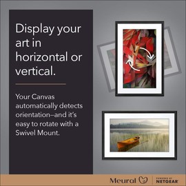 Meural MCAS327 Canvas Swivel Mount, Works with Meural Canvas and Canvas II 21.5 inch and 27 inch