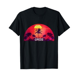 Oasis Travel Distressed Design T-Shirt