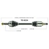TrakMotive TO-8234 CV Axle