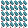 HUAZIZ 30 Pieces 250V 5A SPDT 1NO 1NC Momentary Hinge