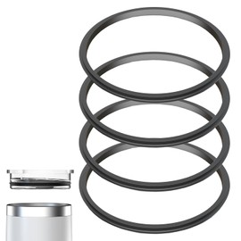20oz Replacement Lid Seal Gaskets for Yeti Stainless Steel Insulated Tumbler Mugs, 4Pcs, Black