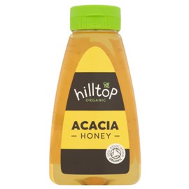 Hilltop Honey - Organic Acacia Honey - Squeezy Bottle - 340g