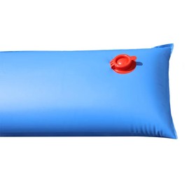 Buffalo Blizzard Blue 8 ft Long Single Chamber Water Bags | 6 Pack | 18-Gauge Heavy-Duty Vinyl Material | Secures Winter Cover to Rectangular Swimming Pools