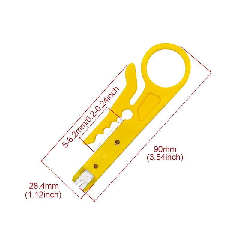 Faderr Pack of 5 Mini Wire Stripper Mini Wire Stripper