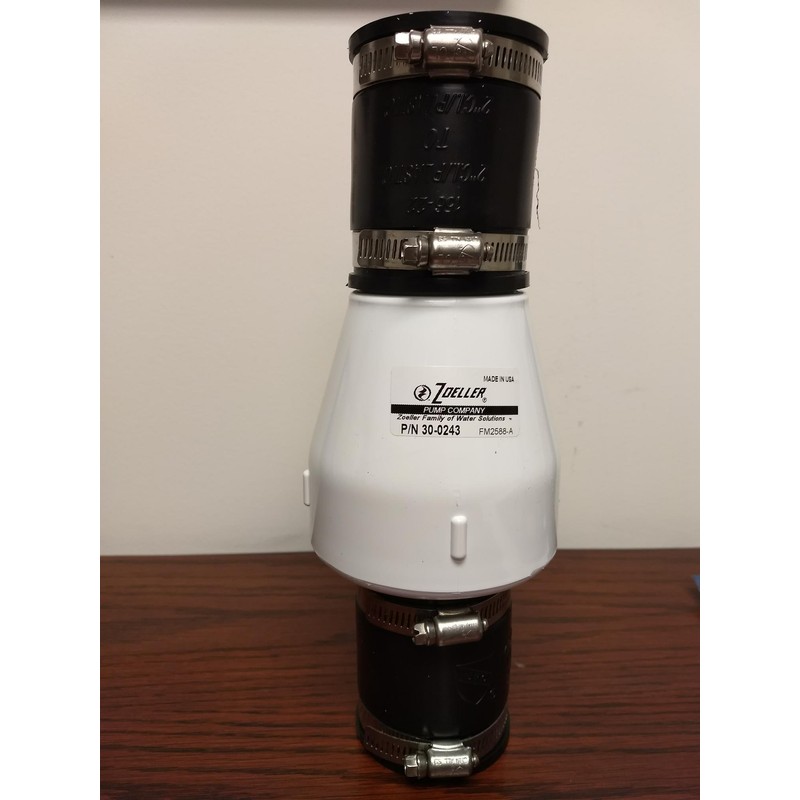 Zoeller 30-0243 2" pvc white quiet check valve