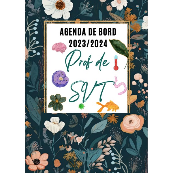 Agenda de Bord Prof de SVT 2023-2024: Carnet de Bord