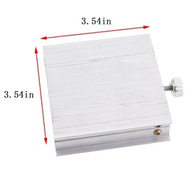 GZWZH 3.54x3.54inch Laboratory Adjustable Aluminium Levelling Table Level Accessories Industrial Material Handling Product Pulling and Lifting Stand
