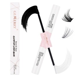 GEMERRY Lash Bond and Seal Waterproof Lash Cluster Glue for Eyelash Clusters - Long Retention 48-72 Hours - DIY Lash Extensions at Home