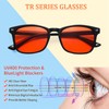D Lolylad Blue Light Blocking Glasses, Amber Gaming Glasses for