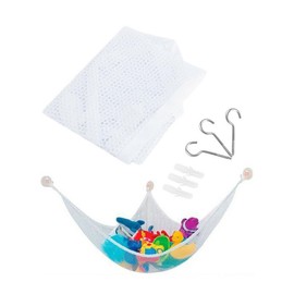 AIMALL Soft Large Toy Hammock Mesh Net Bedroom Nursery Storage Toys Teddy Bear Children, Durable Nylon Mesh for Nursery and Bedroom Decor, 55x39x39 Inches