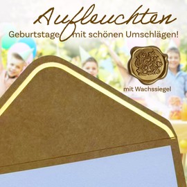 Plantvibes Big Things Begin Often Klitzeklein Card - Greeting Card Can Be Used as Birthdays, Anniversaries, Special Occasions, Farewell, Supportive Messages, etc.