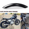 DKMOTORK 0061 Black Cafe Racer - Guardabarros delantero para motocicleta