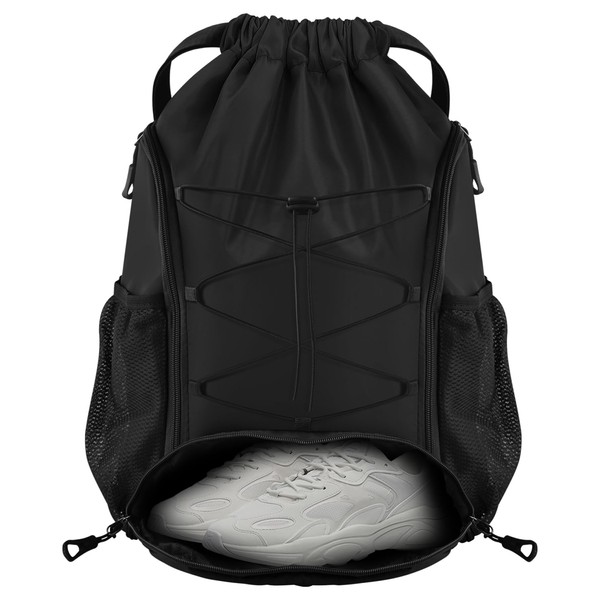 BROTOU Soccer Drawstring Backpack, Basketball Bag, Volleyball Football Bags with