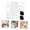 KONTONTY 1 Set Handmade DIY Crossbody Bag Kit Unique Woolen