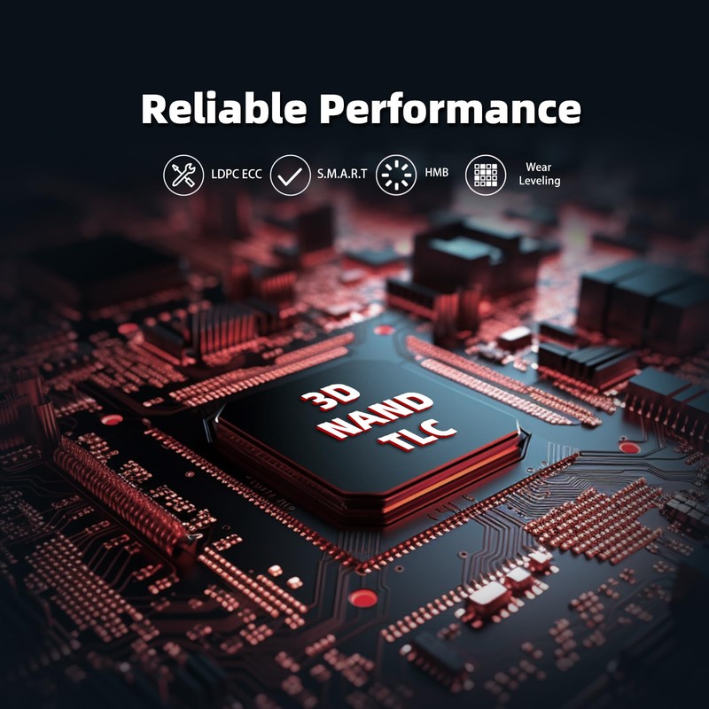 KingSpec NX Series 512GB Gen3x4 NVMe M.2 SSD, Up to