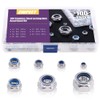 100Pcs 304 Stainless Steel Metric Lock Nut Assortment Kit Perfect