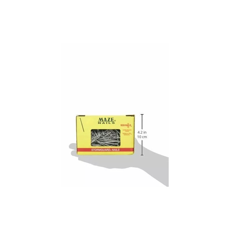 Maze Nails S227A-5 8D, 2-1/2-Inch Double Dipped Ring-Shank Splitless Siding...