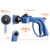 Corvid Adjustable Nozzle with Soap Dispenser, 8-Pattern Spray Hose Nozzle