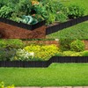 Landscape Edging No Dig,Metal Garden Edging Border Corrugated Galvanized Sturdy