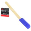 Chef Craft Select Wooden Handled Silicone Jar Spatula, 9.25 inches