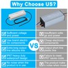 KEKEBEE LED Driver 36V400W Waterproof Power Supply 110V/130V AC to