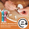 WAN2TLK 30 Minute Epoxy Adhesive 3PCS, 2 Part Epoxy Glue