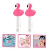 Outanaya 2pcs Flamingo Floating Pool Thermometer for Hot Tub Spa