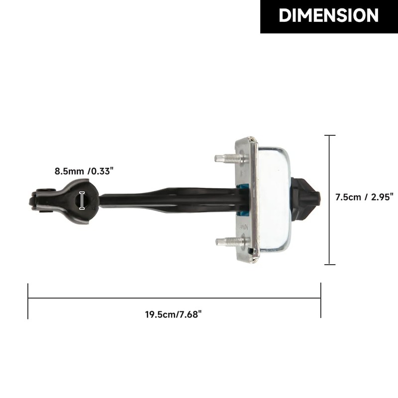 Front Left Right Side Door Check Strap Limiter Stopper Door