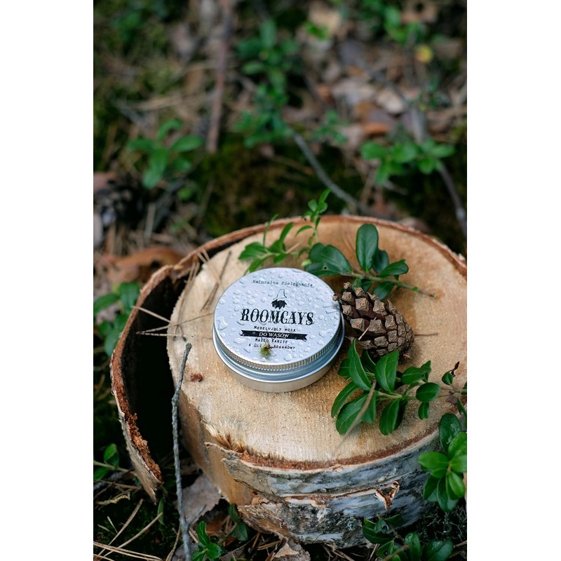 Roomcays 100% natural beard wax in an aluminium tin, 30