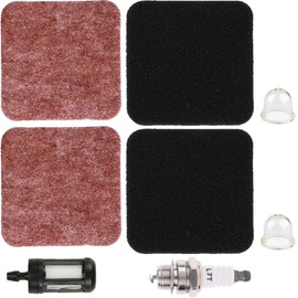 ZAMDOE FS85 Air Filter Kit Replacement for Stihl FS80 FC75 FS75 KM85 HS80 FC85 FS80R FS76 HT75 HS75 HS85 SP85 FS85T SP80 FS85RX String Trimmer Brushcutter with Spark Plug Fuel Fliter Primer Bulb