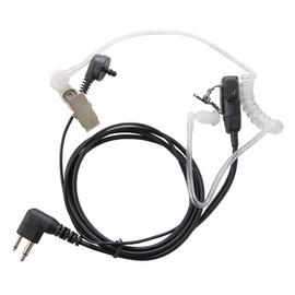 HQRP 2-Pin Headset with Earpiece & Microphone Compatible with Motorola RDV-5100, RDV-2020, RDU-2020, RDU-2080D, RDU-4100, RDU-4160D, RDV-2080D, RDV-5100 Sun Meter