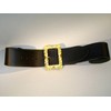 Black Belt, about 130 cm, superb buckle