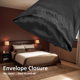 T Tersely Satin Silk Body Pillow Pillowcase for Hair and Skin, Premium and Silky Pillow Cases Space Long Body Pillow Case Cover 20x54 inch with Envelope Closure,51×137cm (Cream)