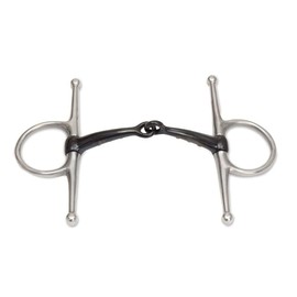 Shires Equestrian - Full Cheek Snaffle - S/steel - Size: 51/2