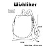Wishliker Women's Backpack Anti-Theft School Bags Waterproof Daypack, F-green circle,