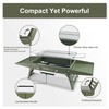 Charmline 14x9inch Desktop Charcoal Grill, Liftable Grilling Net, Saving Space