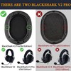 SOULWIT Cooling Gel Replacement Ear Pads for Razer BlackShark Black