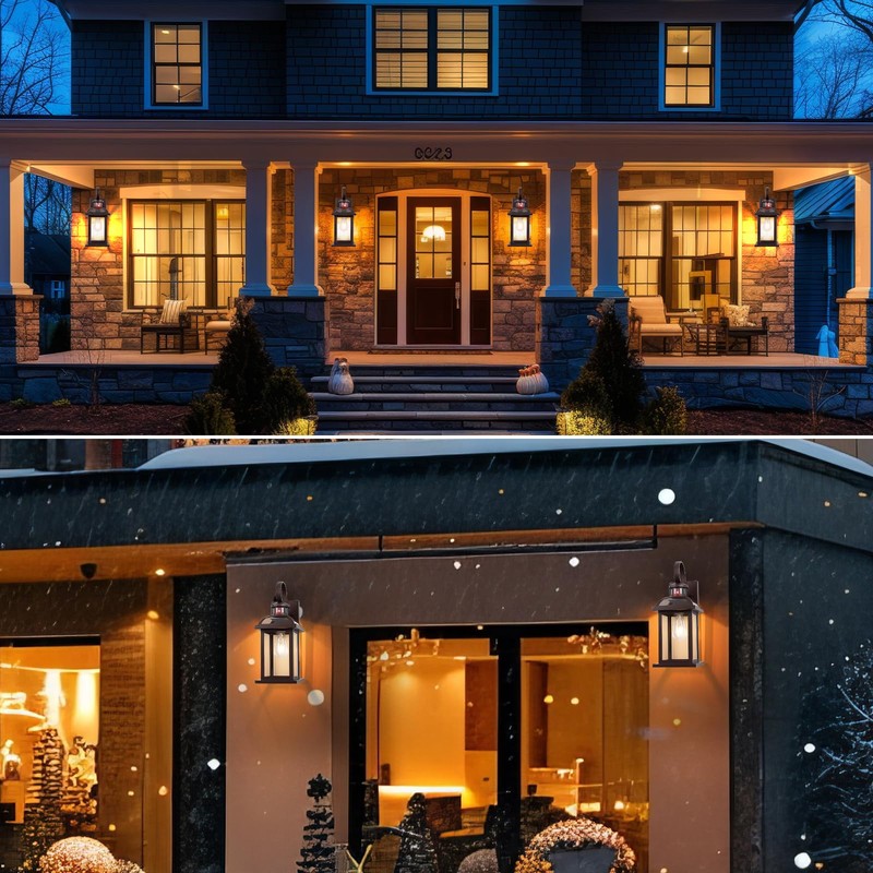 Roravilila Motion Sensor Outdoor Light Fixtures Oil Rubbed Bronze