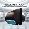 10 Inch Galvanized Steel Hooded Wall Vent, Outdoor Wall Vent