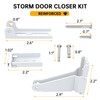 Reinforced Storm Door Closer Bracket Kit Compatible with Andersen, Emco,