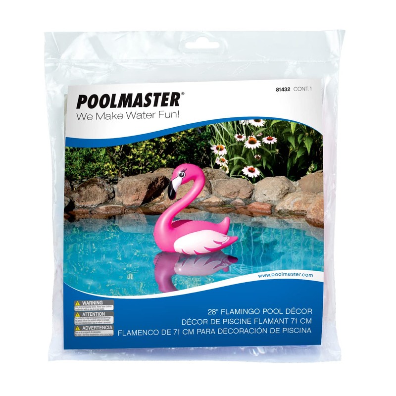 Poolmaster 81432 Floating Swimming Pool Backyard Décor, Pink Flamingo