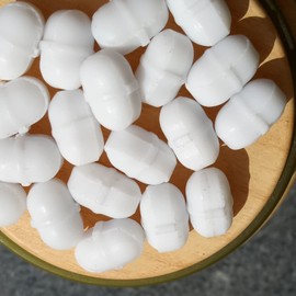 Barra de agitación magnética PTFE mezcladora magnética (6 x 10 mm, con forma de anillo, 10 unidades)