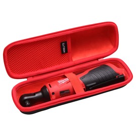LTGEM Hard Carrying Case for Milwaukee 2457-20/2456-20/2566-20 M12 Cordless Ratchet(Inside: 10.3"x2"x3.2"), Case Only
